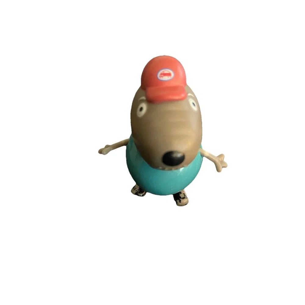 Rare 2003 Peppa Pig Mechanic Grandad Dog 3